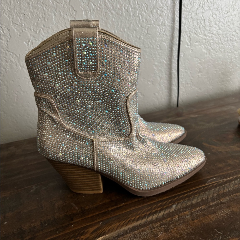Rhinestone Booties - image 1